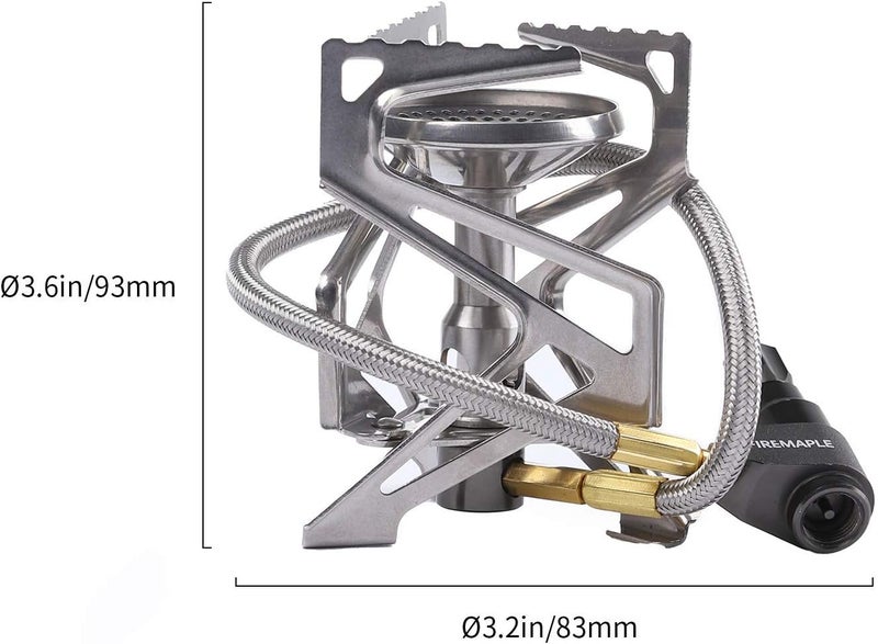 Fire-Maple Fire Maple Polaris Pressure Regulator Stove | Portable Camping Backpacking Stove | Lightweight Durable Camp Cooking Stuff | Wind Resistent Jet Burner | Perfect Boiling Performance in Cold Weather - Image 4
